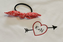 Load image into Gallery viewer, CUSTOM EMBROIDERED PERSONALIZED HEART T-SHIRT