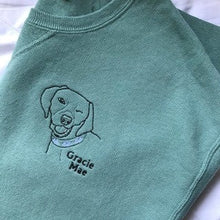 Load image into Gallery viewer, CUSTOM PET EMBROIDERY - SWEATSHIRT
