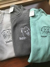 Load image into Gallery viewer, CUSTOM PET EMBROIDERY - SWEATSHIRT
