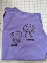 Load image into Gallery viewer, CUSTOM PET EMBROIDERY - SWEATSHIRT
