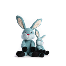 Load image into Gallery viewer, DOG TOY - BLUE FLOPPY BUNNY
