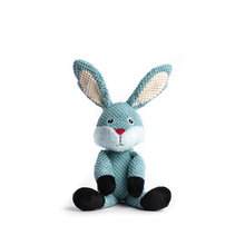 Load image into Gallery viewer, DOG TOY - BLUE FLOPPY BUNNY
