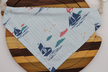 Load image into Gallery viewer, PRETTY STRIPES &amp; BOATS - PET BANDANA
