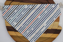 Load image into Gallery viewer, PRETTY STRIPES &amp; BOATS - PET BANDANA
