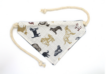Load image into Gallery viewer, PET BANDANA - DENIM DOGG
